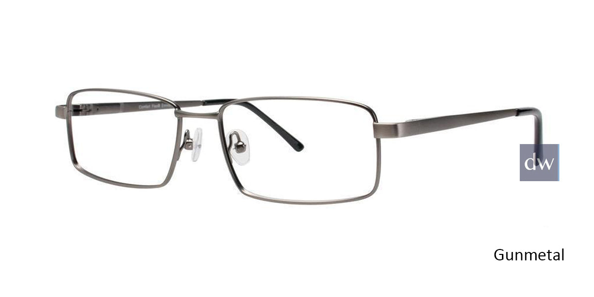 Gunmetal Comfort Flex Emmett Eyeglasses.
