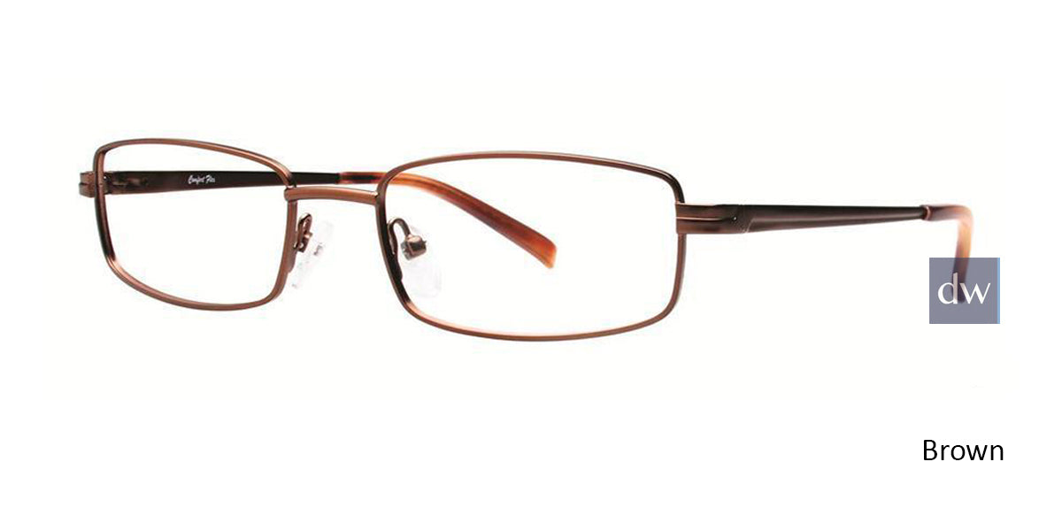 Brown Comfort Flex Gavin Eyeglasses.