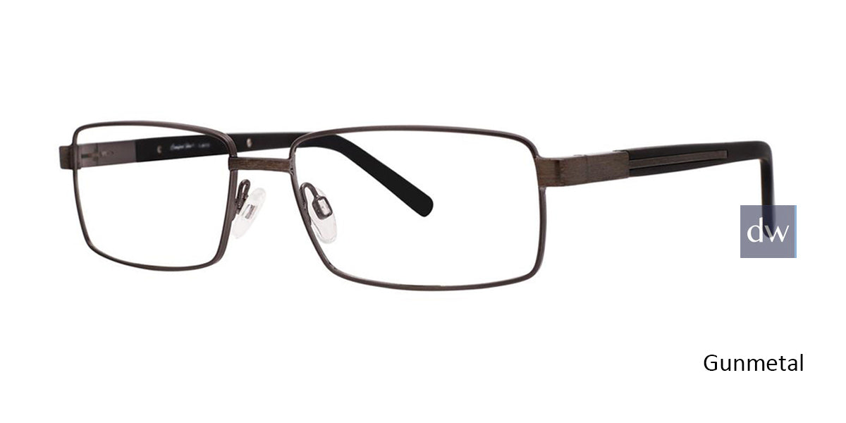 Gunmetal Comfort Flex Larry Eyeglasses.