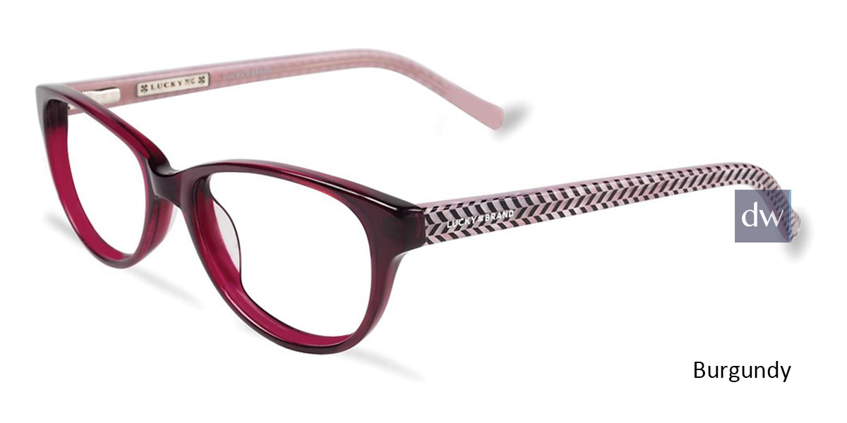 Burgundy Lucky Kid D701 Eyeglasses - Teenager
