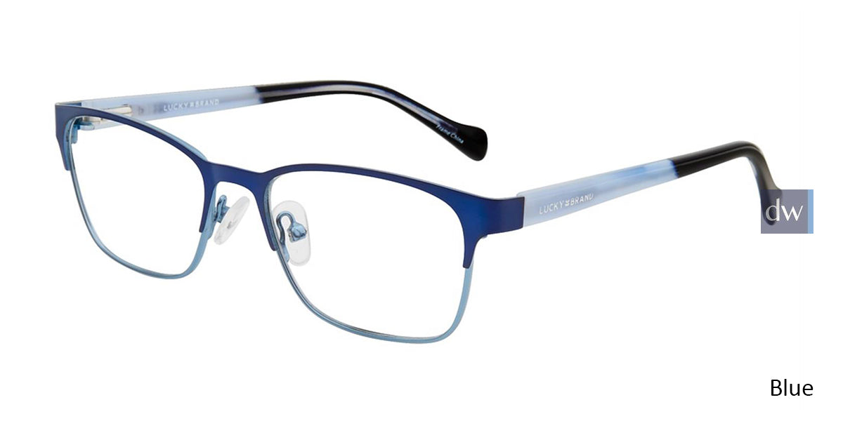 Blue Lucky Kid D715 Eyeglasses - Teenager