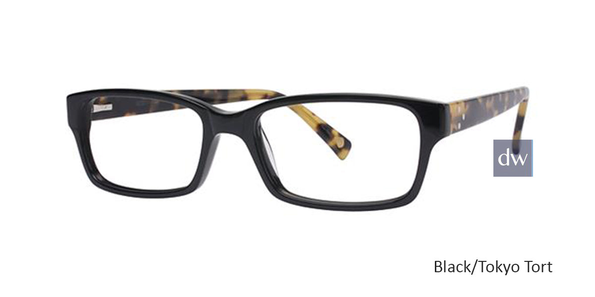 Black/Tokyo Tort Deja Vu DV06 Eyeglasses - Teenager