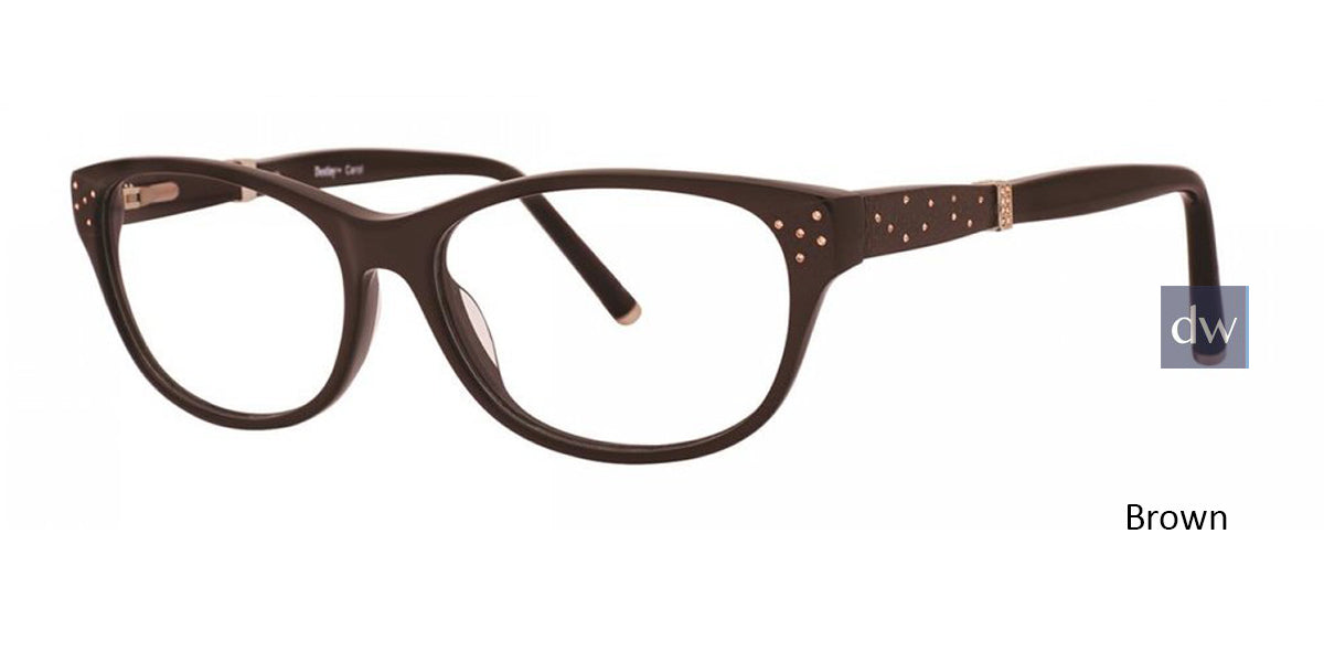 Brown Destiny Carol Eyeglasses.