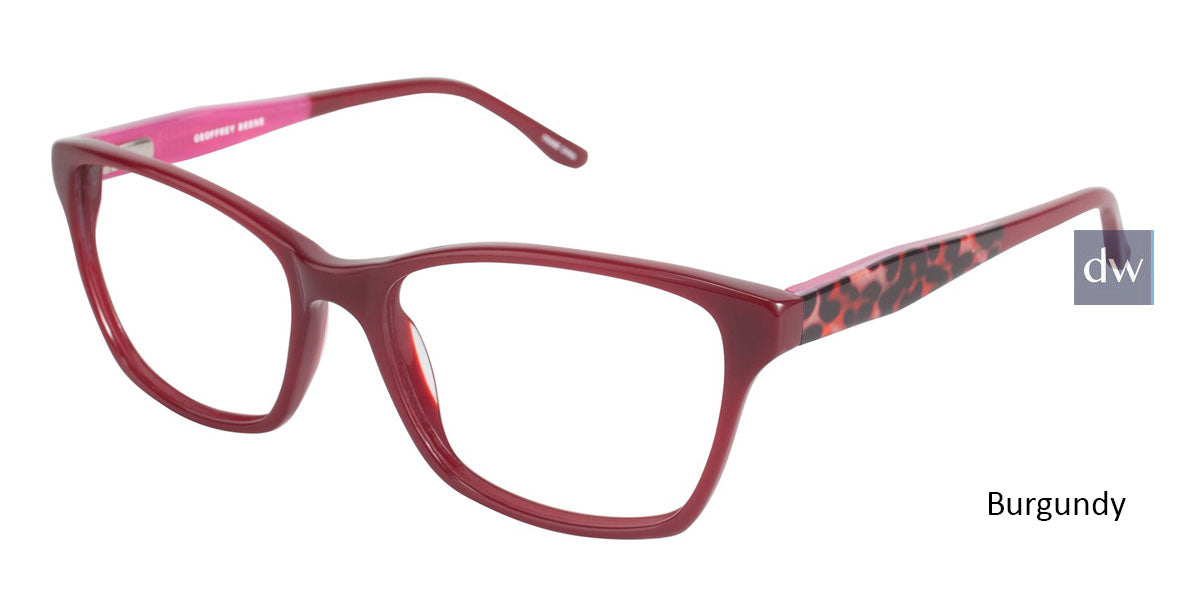 Burgundy Geoffrey Beene G310 Eyeglasses