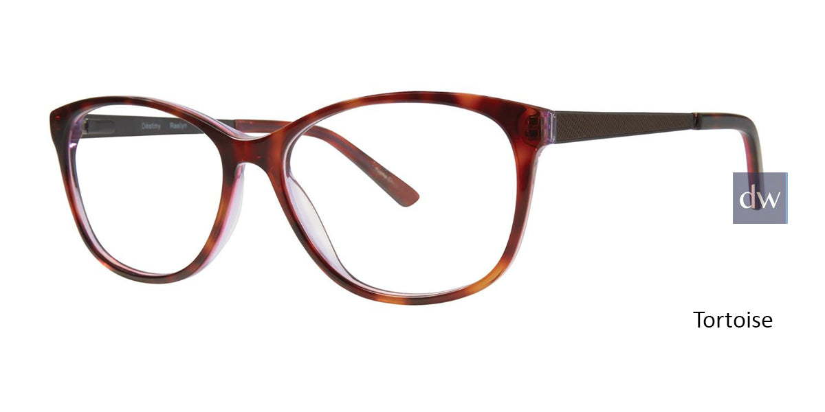 Tortoise Destiny Raelyn Eyeglasses.