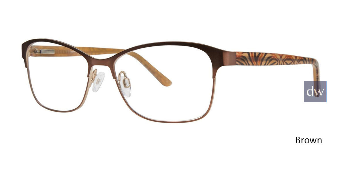 Brown Destiny Eliana Eyeglasses.