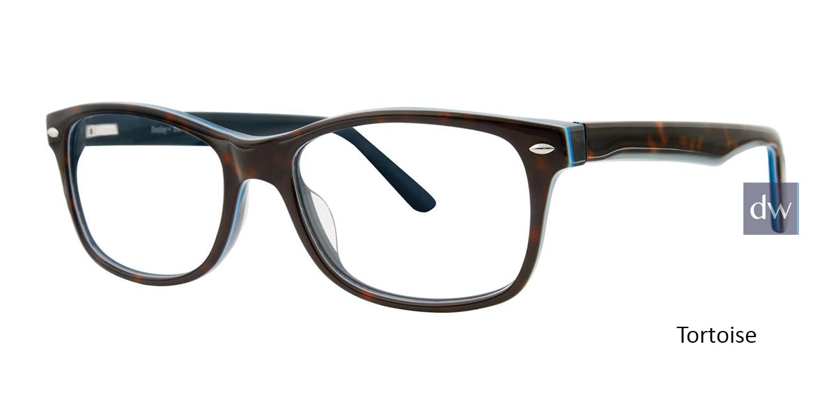 Tortoise Destiny Delray Eyeglasses.
