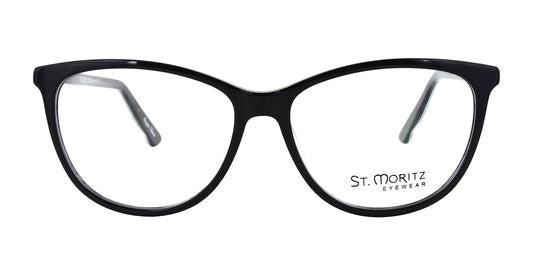 Black ST. Moritz ICE 302 Eyeglasses