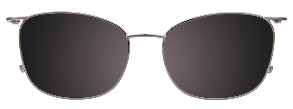 Crystal Purple Satin Purple Clip On