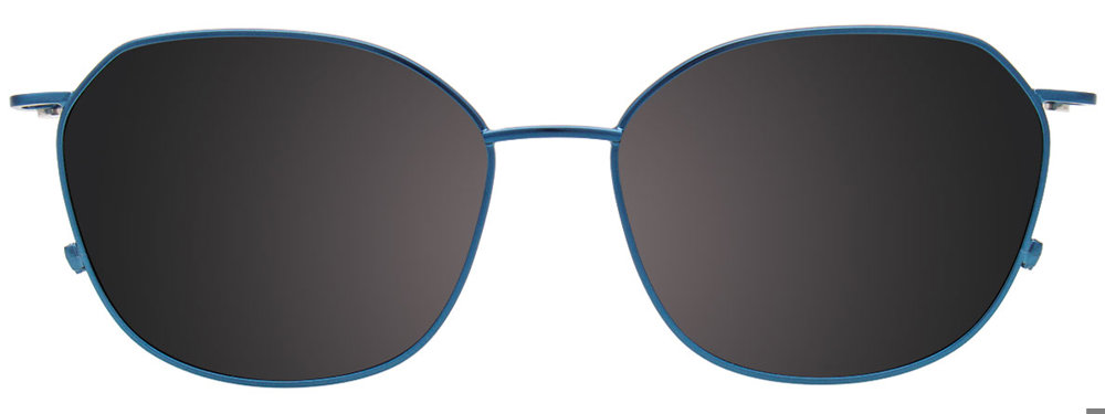 Teal Pink Tortoise Teal Clip On