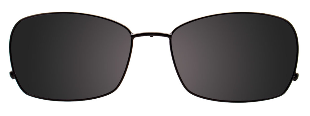 Satin Black Shiny Gold Clip On