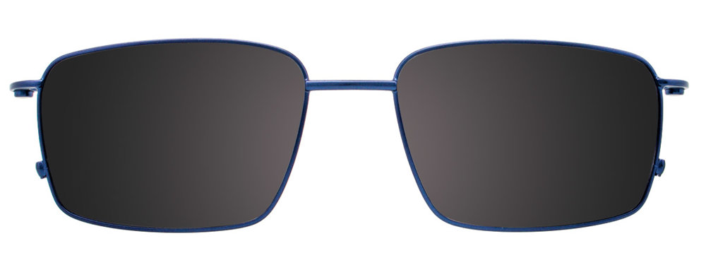 Satin Dark Blue Clip On