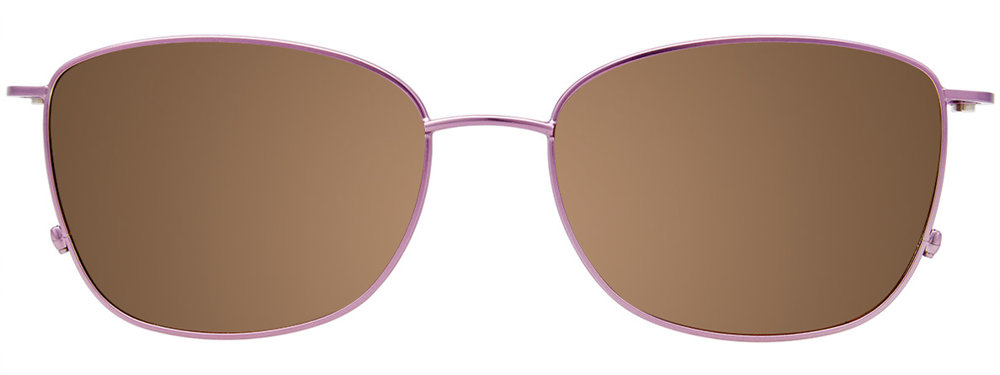 Satin Light Purple Clip On