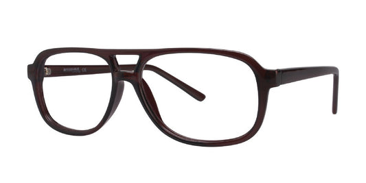 Brown Affordable Designs Justin Eyeglasses.