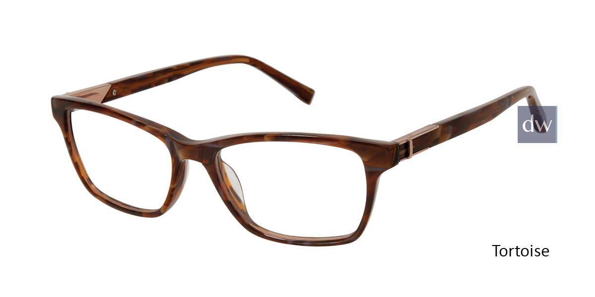 Tortoise Kate Young For Tura K328 Eyeglasses - Teenager.