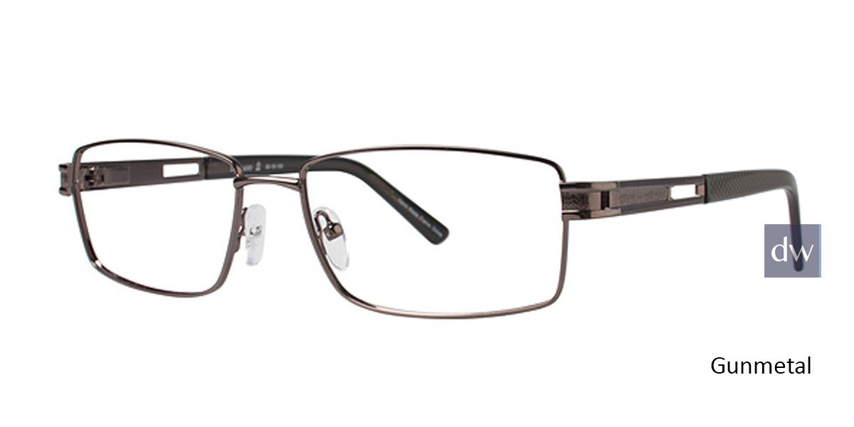 Gunmetal Elan 3711 Eyeglasses.