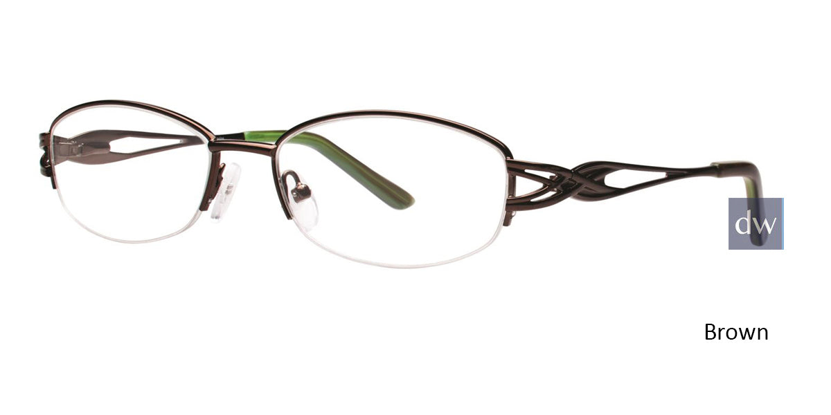 Brown Destiny Lexine Eyeglasses