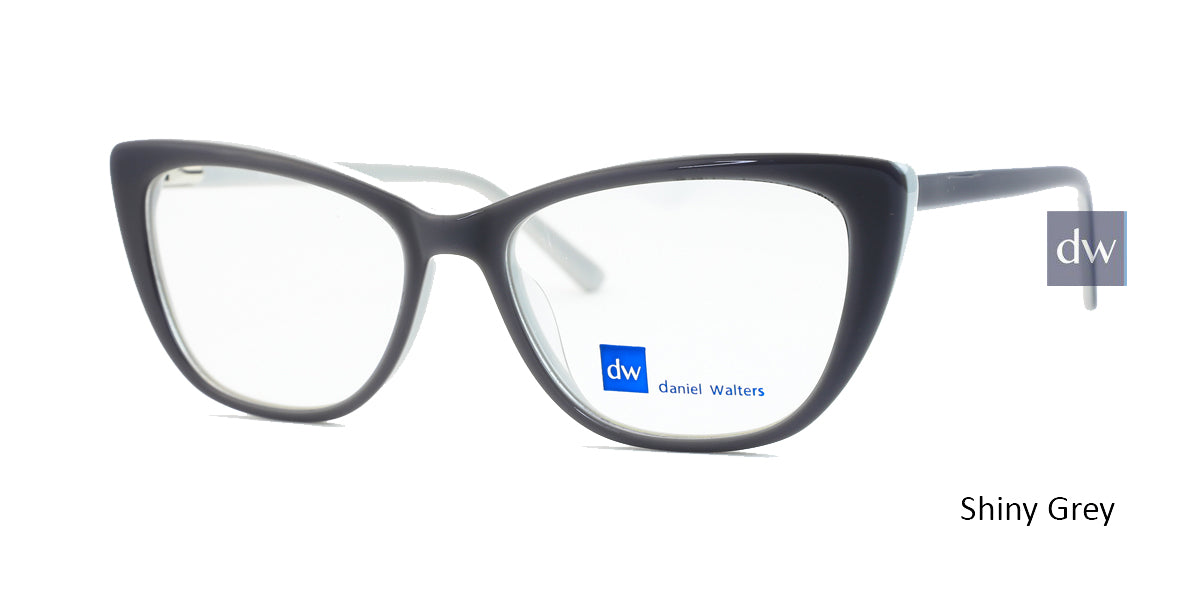 Shiny Grey Daniel Walters LG013 Eyeglasses.