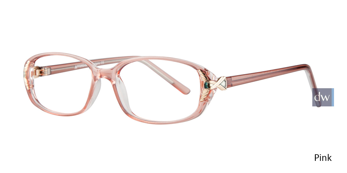 Pink Affordable Designs Lisa Eyeglasses.