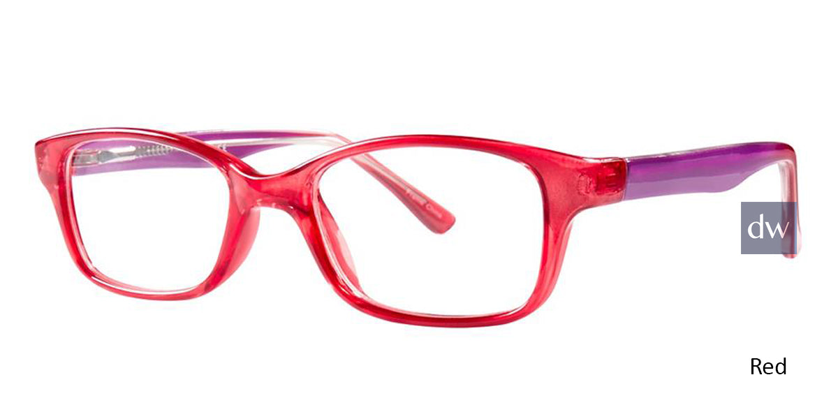 Red Vivid Metro 21 Eyeglasses.