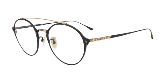 Matte Black(0305) Police VPL991 Eyeglasses.
