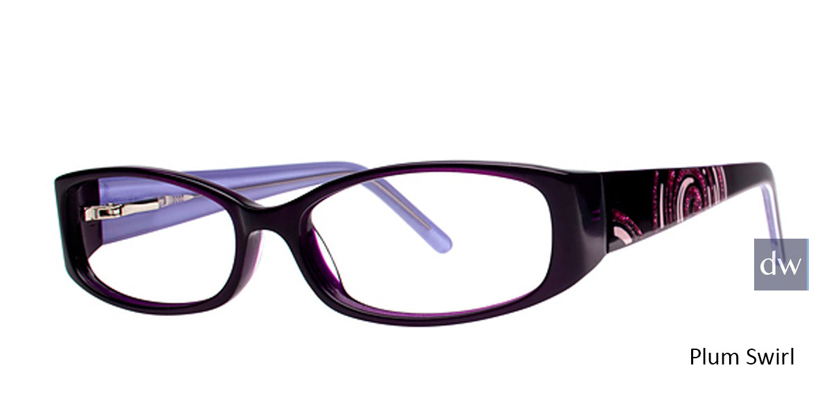 Plum Swirl Elan 9423 Eyeglasses.