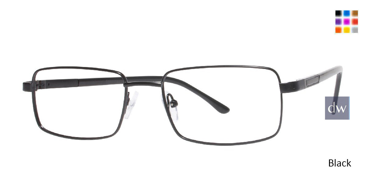 Black Affordable Designs Reggie Eyeglasses.
