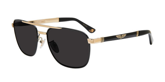 Black (301P) Police SPL890 Sunglasses.