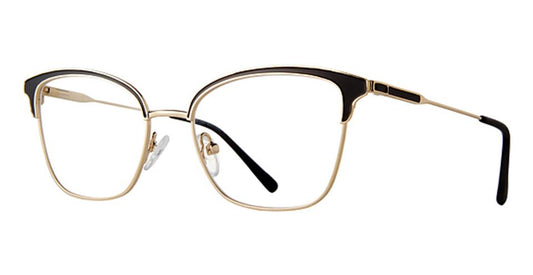 M Black/Gold Vivid Collection Vivid 408 Eyeglasses