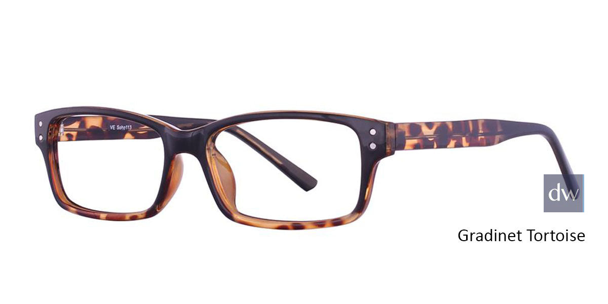 Gradient Tortoise Vivid Soho 113 Eyeglasses.