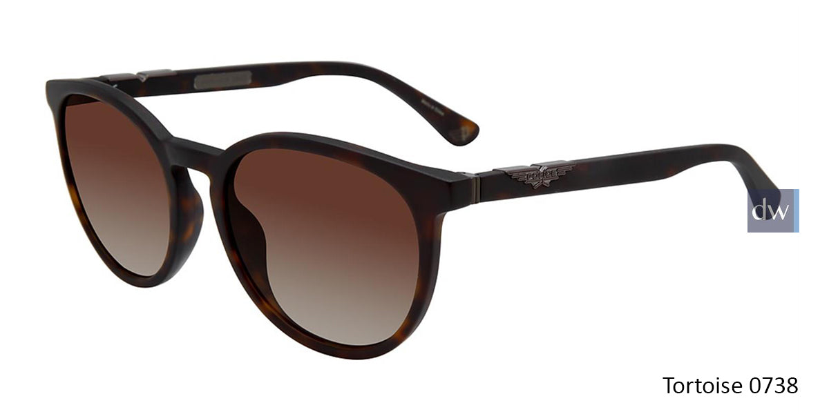Tortoise 0738 Police SPL873 Sunglasses.