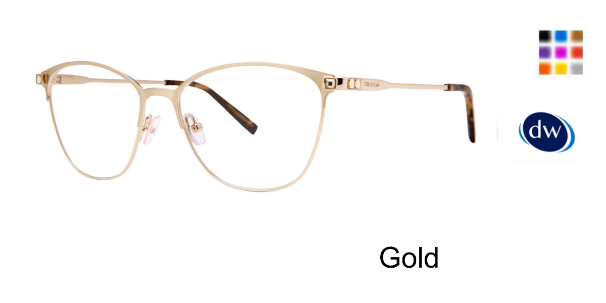 Gold VERA WANG VA69 Eyeglasses