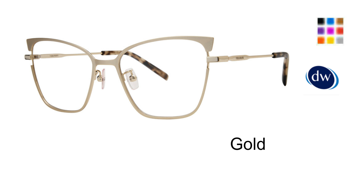 Gold VERA WANG VA71 Eyeglasses