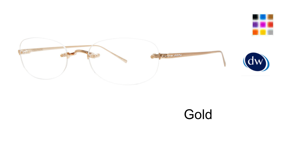 Gold VERA WANG Illi Eyeglasses