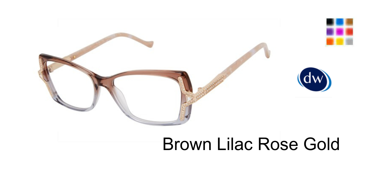 Brown Lilac Rose Gold