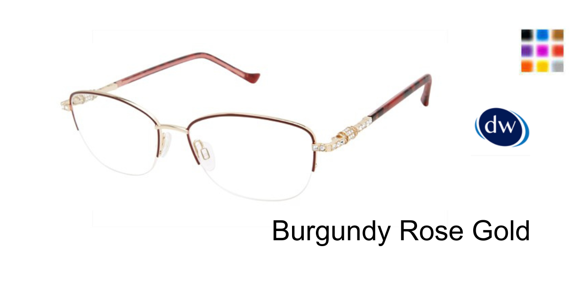 Burgundy Rose Gold