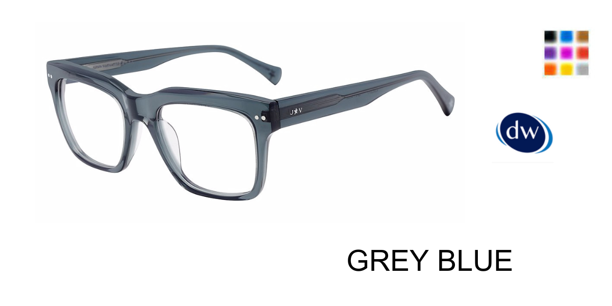 GREY BLUE John Varvatos VJVC017 Eyeglasses
