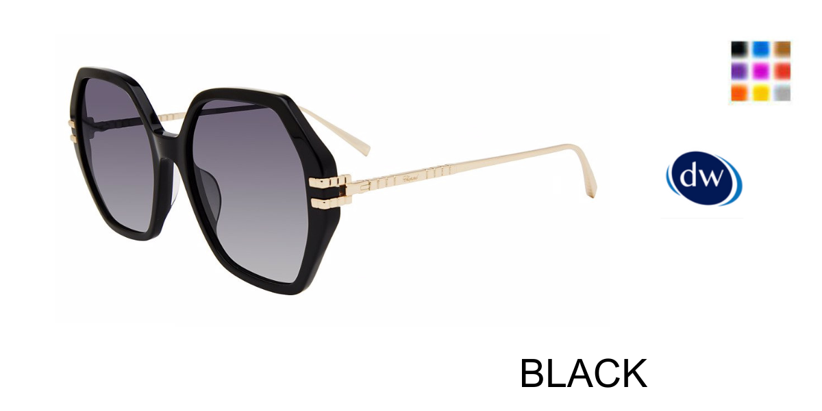 BLACK Chopard SCH370M Sunglasses