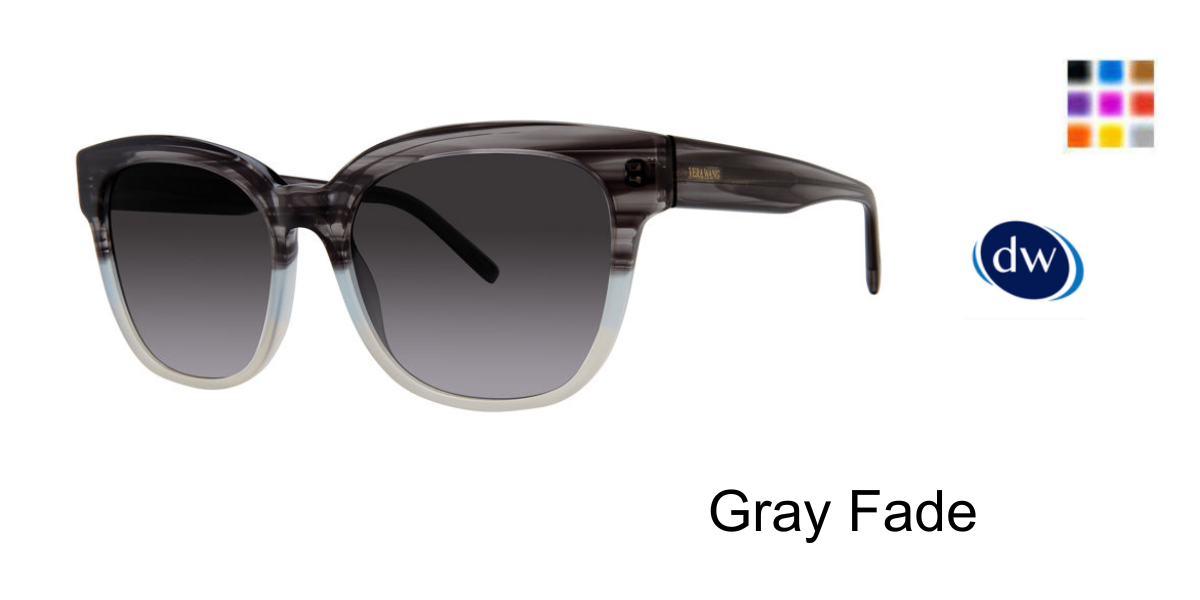 Gray Fade Vera Wang V481 Sunglasses.