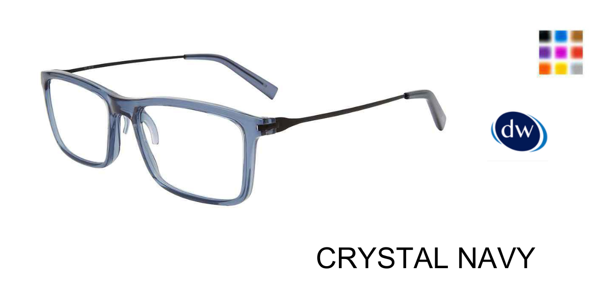 CRYSTAL NAVY TUMI OPTICAL VTU800 Eyeglasses