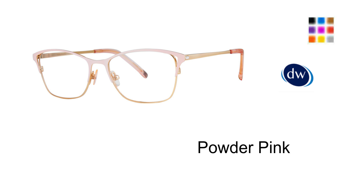 Powder Pink Vera Wang Elana Eyeglasses