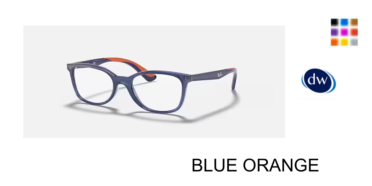 BLUE ORANGE Ray Ban RB1586 kids Eyeglasses