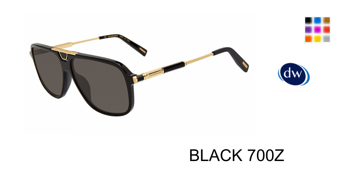 BLACK 700Z Chopard SCH340 Sunglasses