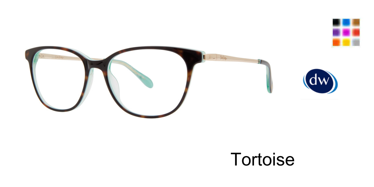 Tortoise Lilly Pulitzer Lark Eyeglasses
