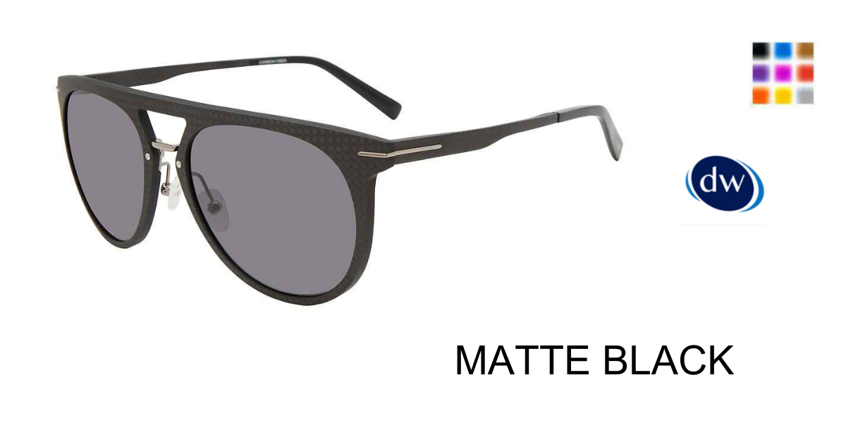 MATTE BLACK Tumi STU011 Sunglasses