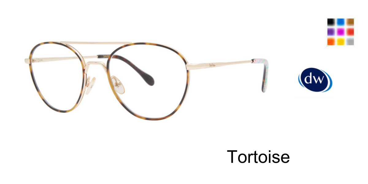 Tortoise Lilly Pulitzer Tremont Eyeglasses