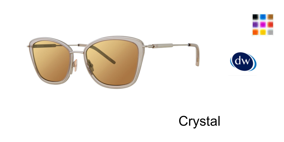 Crystal Vera Wang Vanna Sunglasses