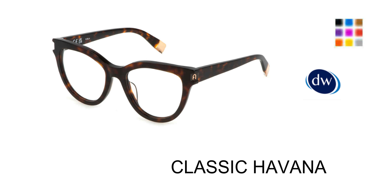 CLASSIC HAVANA Furla VFU679V Eyeglasses
