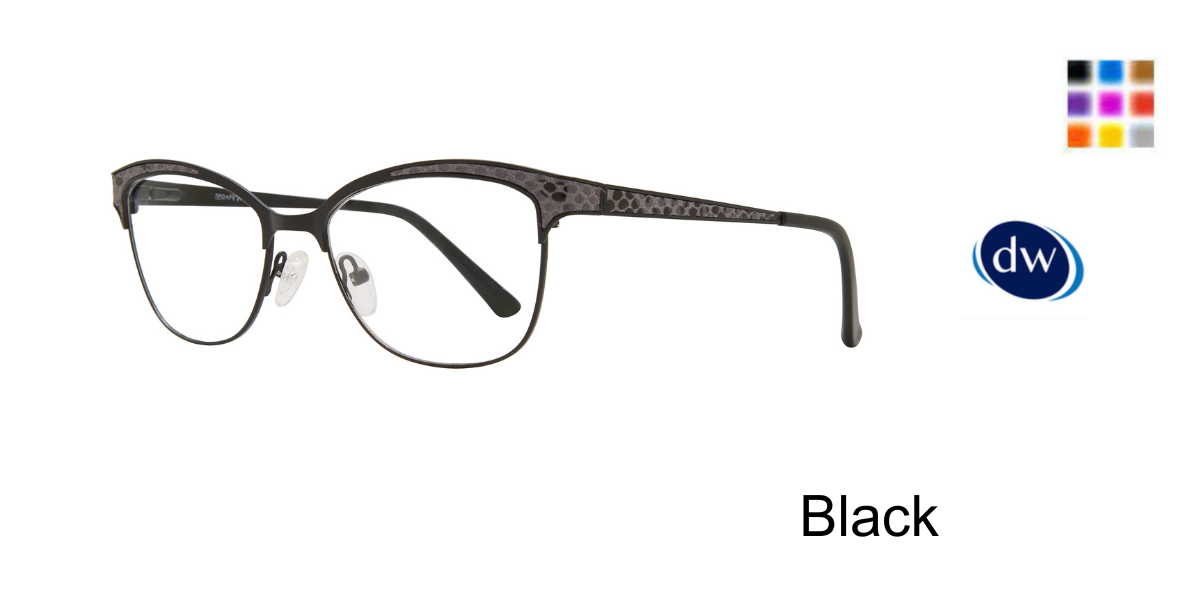 Black Serafina Molly Eyeglasses