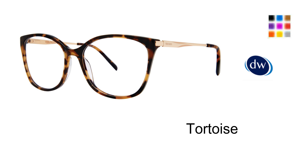 Tortoise Vera Wang V713 Eyeglasses